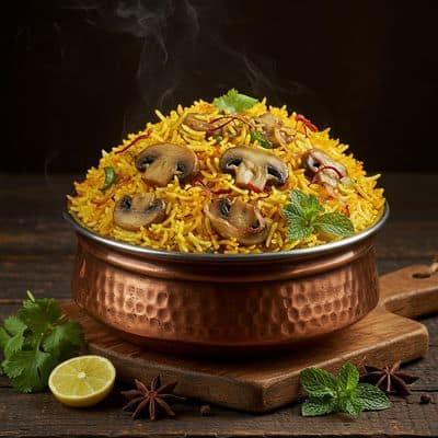 Mushroom Biryani