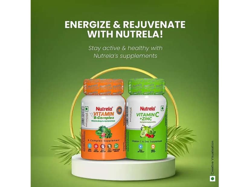 Patanjali Nutrela Vitamin C & Zinc + B - Complex (Combo) view 2