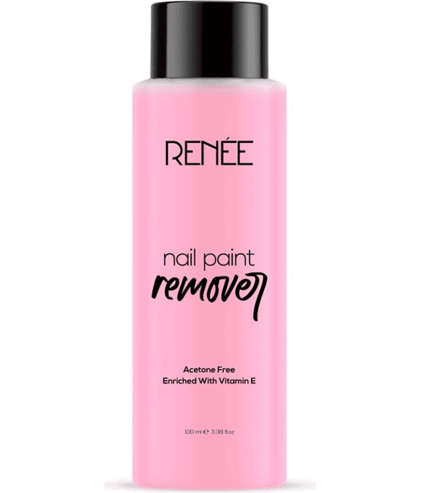 RENEE Nail Paint Remover, Acetone-Free, Moisturizing, Stain-Free Finish, 100ml