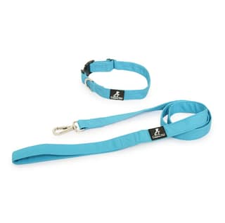 Fashion Stylish Classic Light Blue Dog Collar & Leash Set