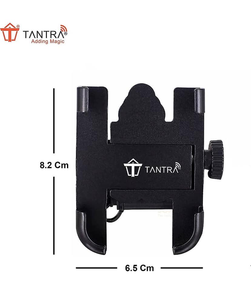 TANTRA Universal Bike Mount Holder S6A Metal Body 360 Degree Bike Mobile Holder Bike Mobile Holder (Black) view 2