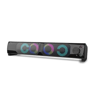 ZEBRONICS Wonder BAR 10, 2.0 USB Computer Speakers, 10 Watts, 2-in-1 Design, USB Powered, RGB Lights, AUX, Volume Control, Headphone/Mic Port, for Laptops & Desktop ZEBRONICS Wonder BAR 10, 2.0 USB Computer Speakers, 10 Watts, 2-in-1 Design, USB Powered,