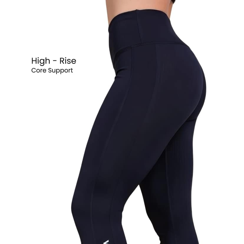 WOTM Signature Black Active Wear for Women | High Waist Gym Leggings | Colorado Fabric Yoga Pants | Gym Pants for Women Workout | Sports Tights view 5