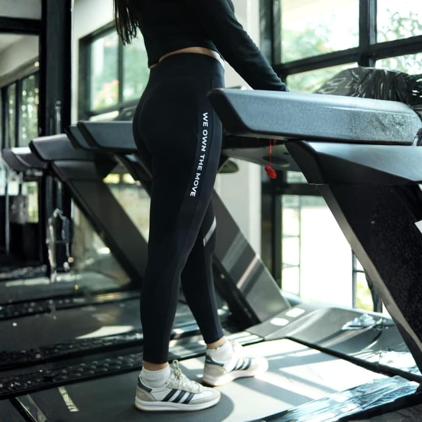 WOTM Signature Black Active Wear for Women | High Waist Gym Leggings | Colorado Fabric Yoga Pants | Gym Pants for Women Workout | Sports Tights view 9