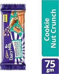 Cadbury Dairy Milk Marvellous Creations Chocolate Bar, Cookie Nut Crunch, 75G
