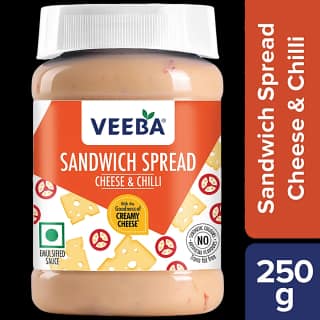 Veeba Sandwich Spread Cheese & Chilli, 250 G