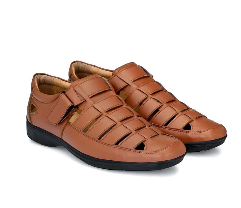 WUGO::Latest Trendy Men Sandals|Roman Sandals|Outdoor Sandals For Men's & Boys (Free Home Delivery) view 3