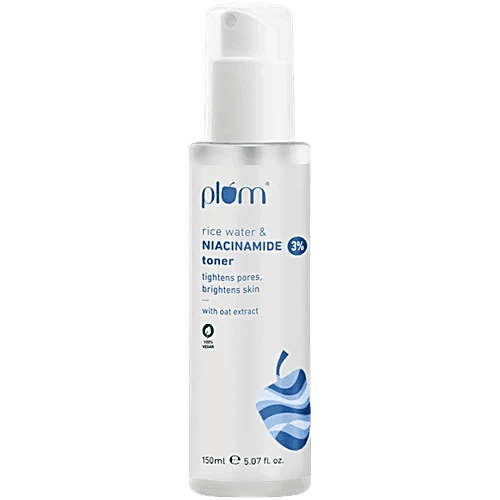 Plum 3% Niacinamide Face Toner with Rice Water
