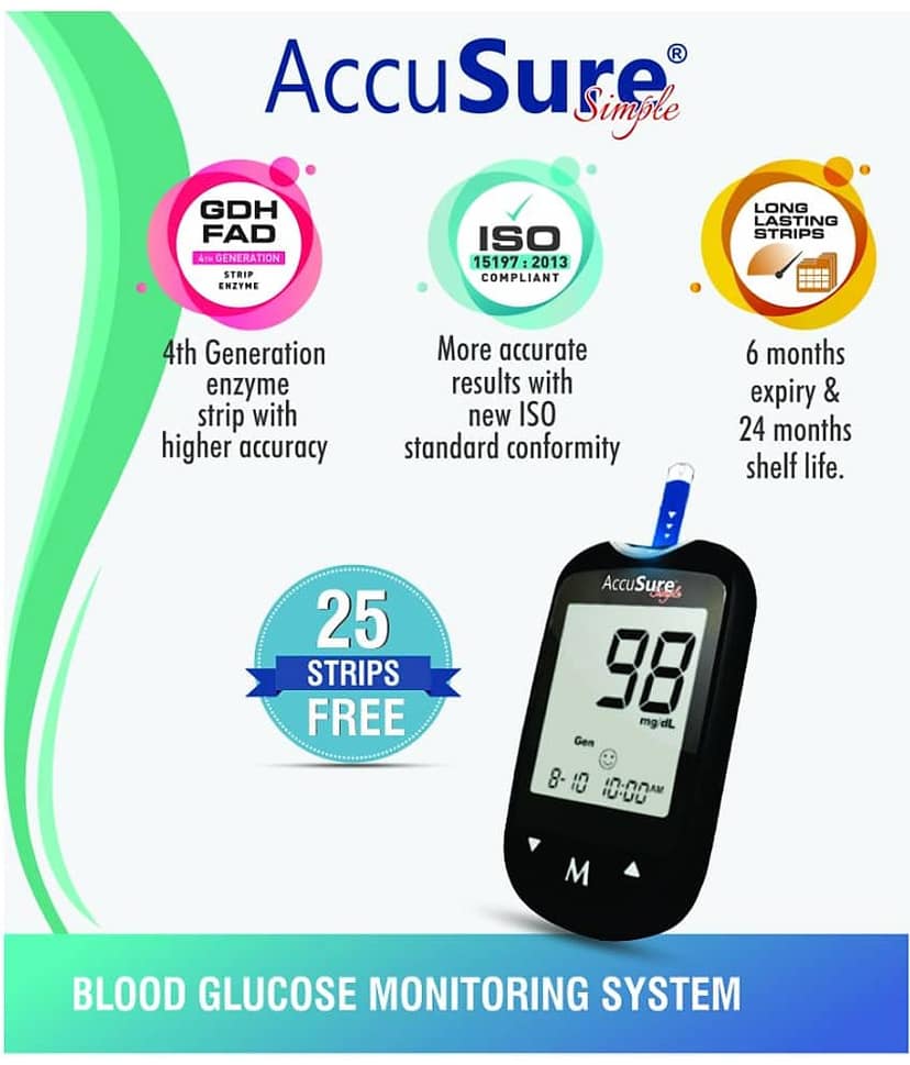 Accusure Simple Blood Glucose Monitor