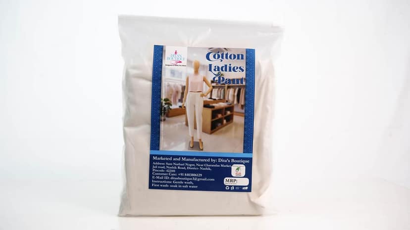 Cotton Ladies Pant