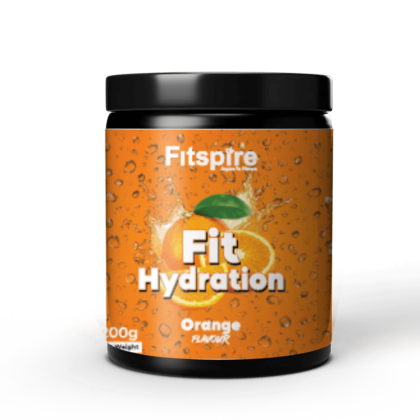 Fitspire Fit Hydration Orange Drink Powder | Electrolyte Hydration Mix | Instant Energy Drink | 200g