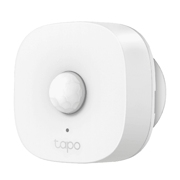 TP-Link Tapo T100 120° PIR Smart Motion Sensor with Motion-Activated Light, Energy Saving, Battery-Powered, Real-Time Notifications, Device Sharing