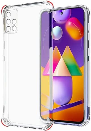 PLUGTECH TPU Ultra Hybrid Clear Camera Protection Back Cover Case for Samsung M31s