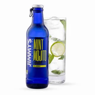 Jimmy's Sparkling Mint Mojito - 8 Pack - Non-Alcoholic & Refreshing Beverage, Ready to Drink & Mix | 250ml Bottles | Perfect for Cocktails & Mocktails