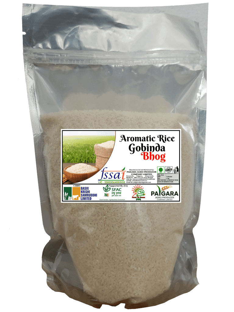 Aromatic Gobinda Bhog Rice - Premium Quality Fragrant Grain 1Kg