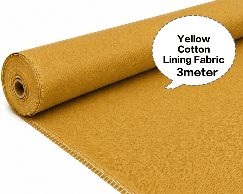 Yellow Cotton Lining Fabric (Chhota Panna), Yellow Cotton Lining Fibre (Chhota Panna), Yellow Lining Cloth (Chhota Panna), Soft Yellow Cotton Lining (Chhota Panna), Yellow Garment Lining Fabric (Chhota Panna)