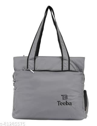 Teeba Bags Zulf Women Grey , Black Shoulder Bag - Extra Spacious