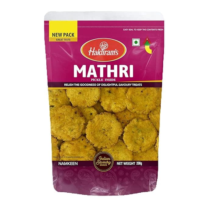 HaldiramÃ¢â‚¬â„¢s Snack - Mathri, 200g / 215g