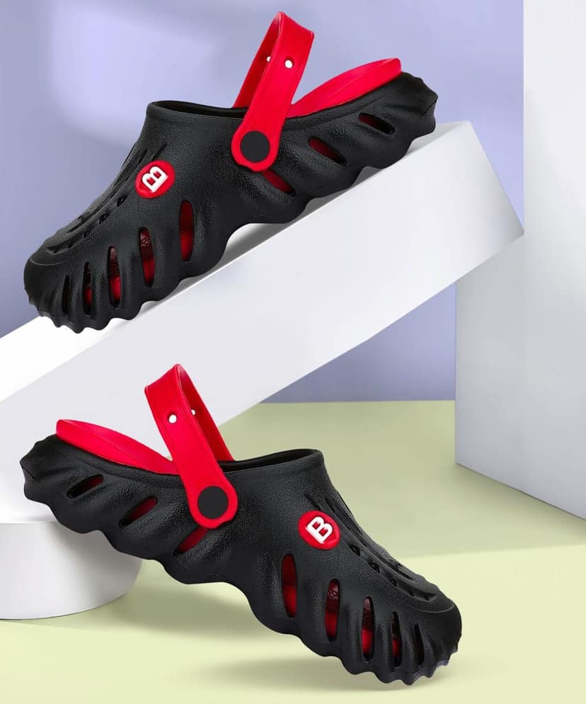Bersache Extra Soft Classic Casual with Back Strap Regular wear with Ultra Soft & Flexibility Technology Clog for Kid's