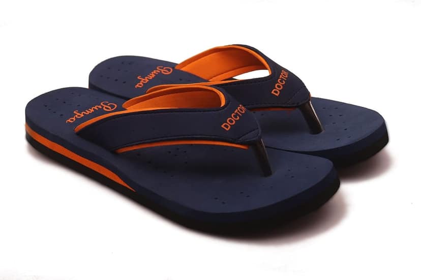 UA 02 BLK GREEN BLUE ORANGE BLK PINK Women's Flip-Flops & Slippers | Ortho Comfort with Style for Women's - Light weight, Soft & Stylish Footwear | Suitable for Knee, Diabetic & Orthopedic Pains view 9