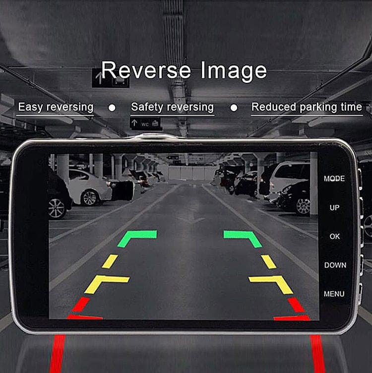 AUSHA Full HD Dual Dash Camera Front & Rear 1080P | Night Vision, 170° Wide Angle, Loop Recording, G-Sensor view 5