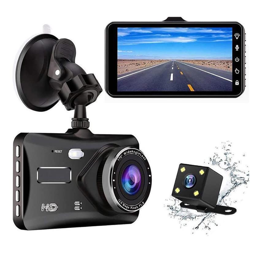 AUSHA Full HD Dual Dash Camera Front & Rear 1080P | Night Vision, 170° Wide Angle, Loop Recording, G-Sensor view 8