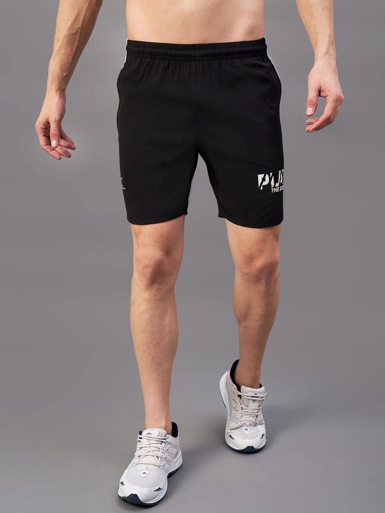 Masch Sports Men's Sports Wear, Active Wear, Gym, Running & Training Shorts with Zipper Pockets and Side Curved Slits view 2
