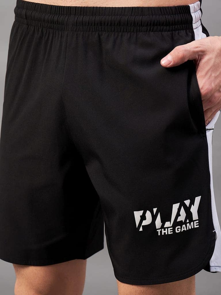 Masch Sports Men's Sports Wear, Active Wear, Gym, Running & Training Shorts with Zipper Pockets and Side Curved Slits view 3