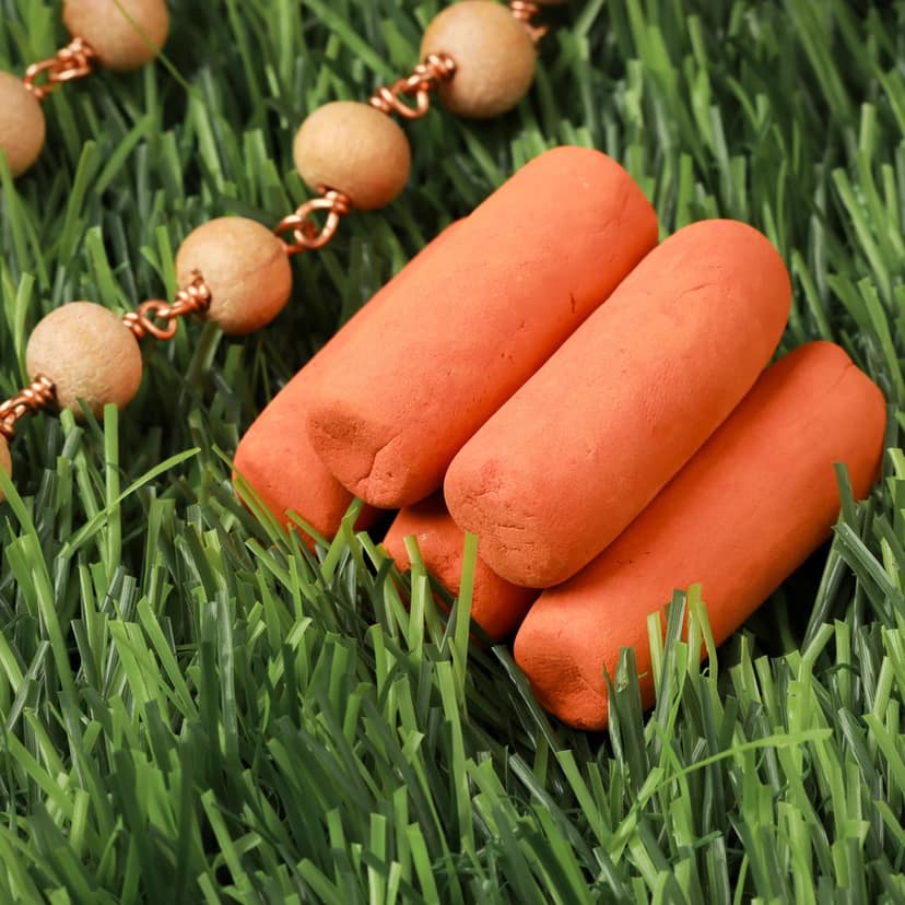 Giri Srichurnam - 5 Pcs | Thiruman | Namakatti | Holy Stick for Tilak Orange Color