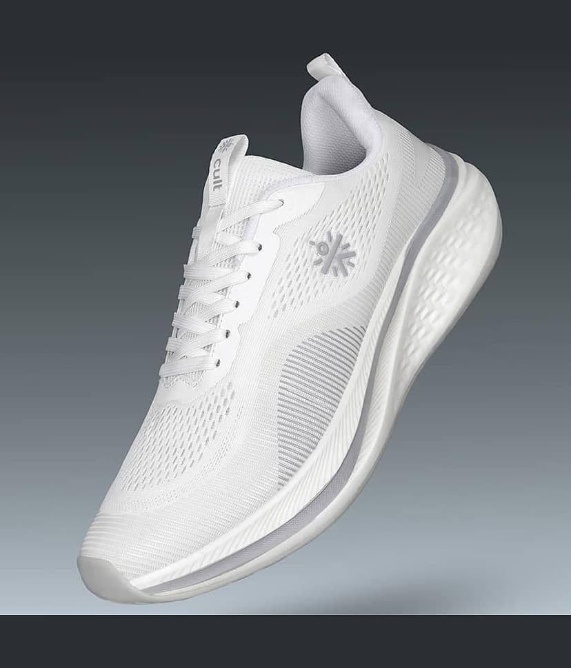 Cult Typhon White Men's Sports Running Shoes