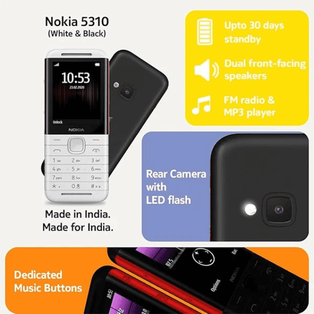 Nokia 5310 DS Keypad Phone view 6