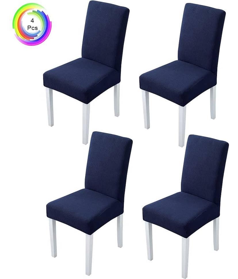 House Of Quirk 2 Seater Polyester Set of 4 Sofa Cover Set
