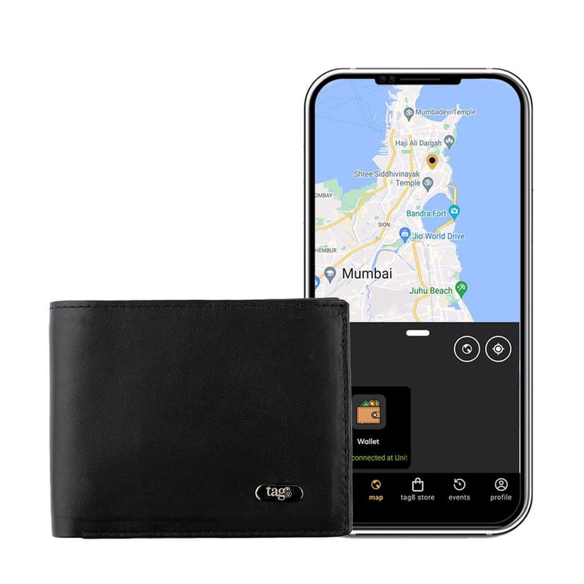 tag8 Dolphin Smart Leather Wallet for Men (black) view 3