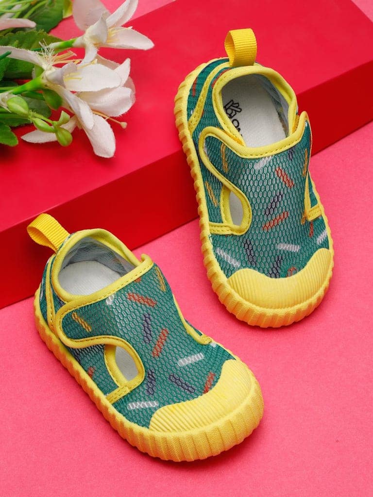 Premium Confetti Toddlers' Walking Shoes - Green (Unisex)