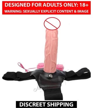 KAMAHOUSE 7 Inch Strap On Artificial Solid Penis Dildo With Belt Sex Toy For Women