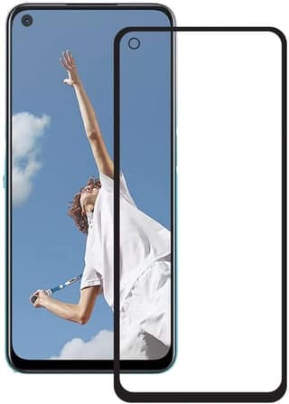 PLUGTECH Advanced Tempered Glass With Anti-Explosion 9H Hardness Edge-To-Edge Coverage Screen Guard for OPPO A72