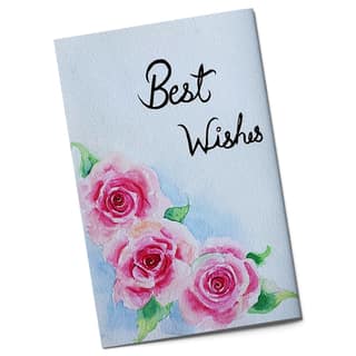 Water Color on Greeting Card DIY Kit by Penkraft