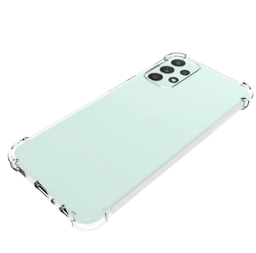 USTIYA for Samsung Galaxy A23 Case Clear TPU Four Corners Cover Transparent Soft funda view 5