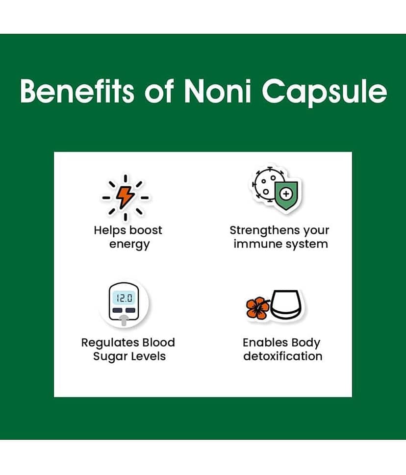Herbs Library Noni Capsule For Boost Immunity & Blood Sugar, 60 capsules Each (Pack of 4) view 2