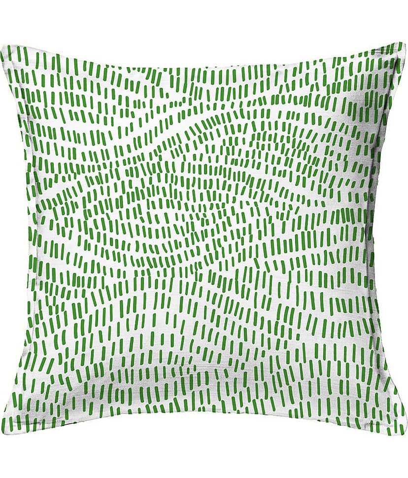 Houzzcode - Water Repellent Green Polyester Pillow Covers 40x40x3 ( Pack of 1 )