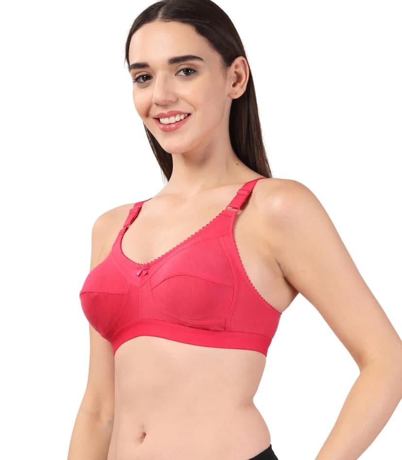 ADORNSTAR Women's Cotton Non-Padded Full Coverage Bra view 4