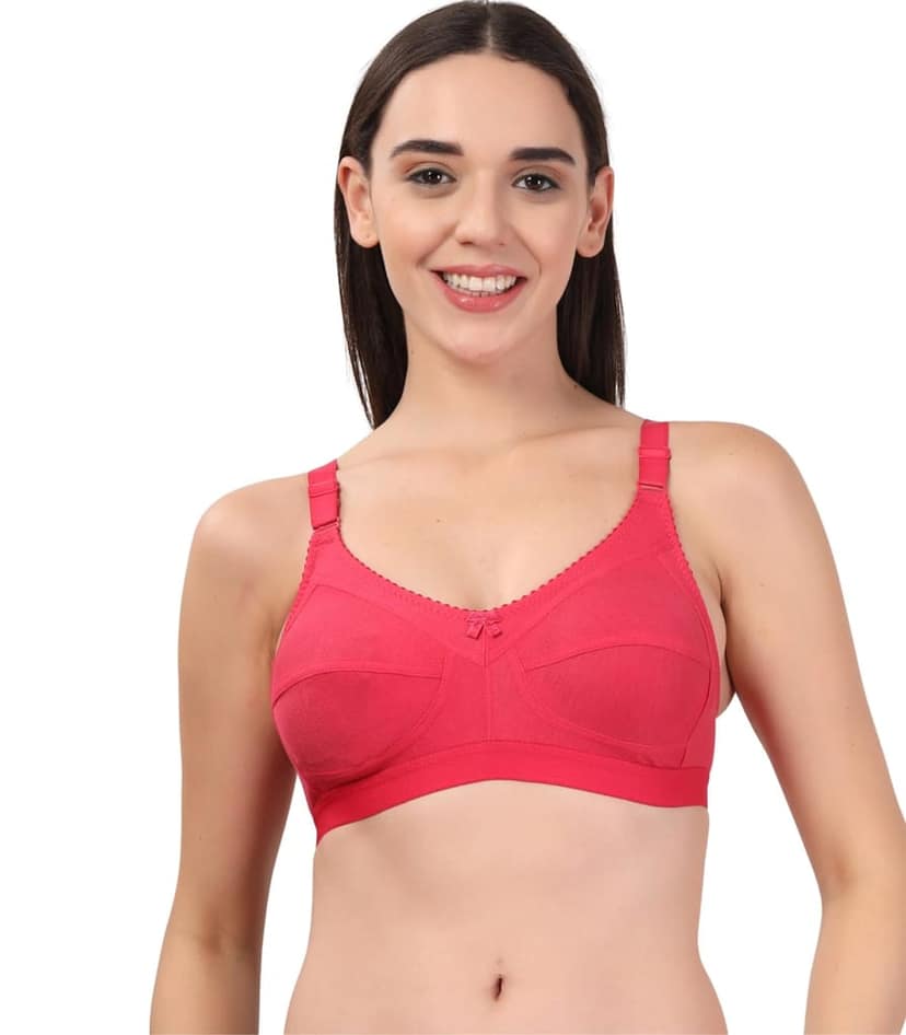 ADORNSTAR Women's Cotton Non-Padded Full Coverage Bra view 5