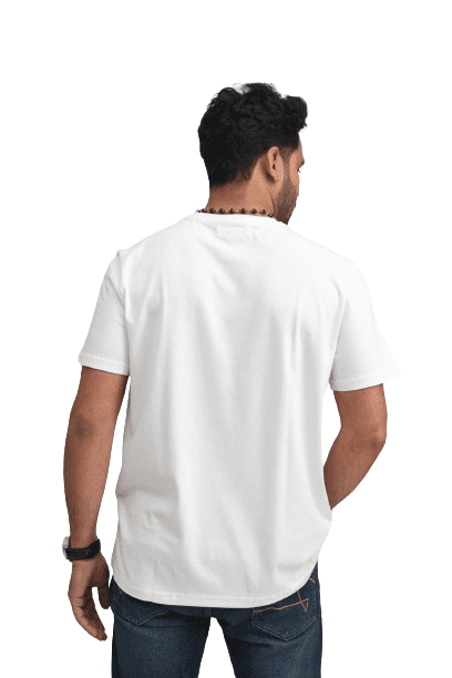 TRENDLAND Men's Pure Cotton ||180 GSM || Front Print & Back Solid || Round Neck Half Sleeve Regular Fit T-Shirt for Men (Pack of 1) view 2