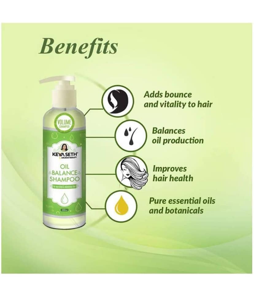 Keya Seth Aromatherapy Oil balance Shampoo 200 mL Pack of 3 view 2