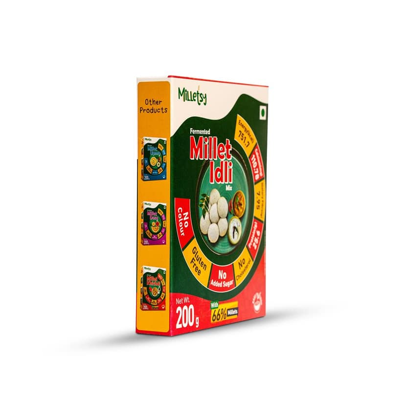 Milletsy Millet Idli Instant Mix (Fermented) view 4