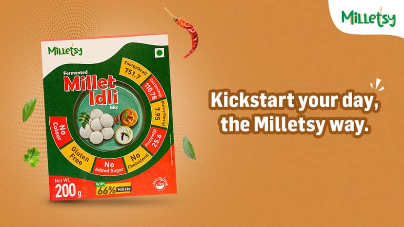 Milletsy Millet Idli Instant Mix (Fermented) view 6