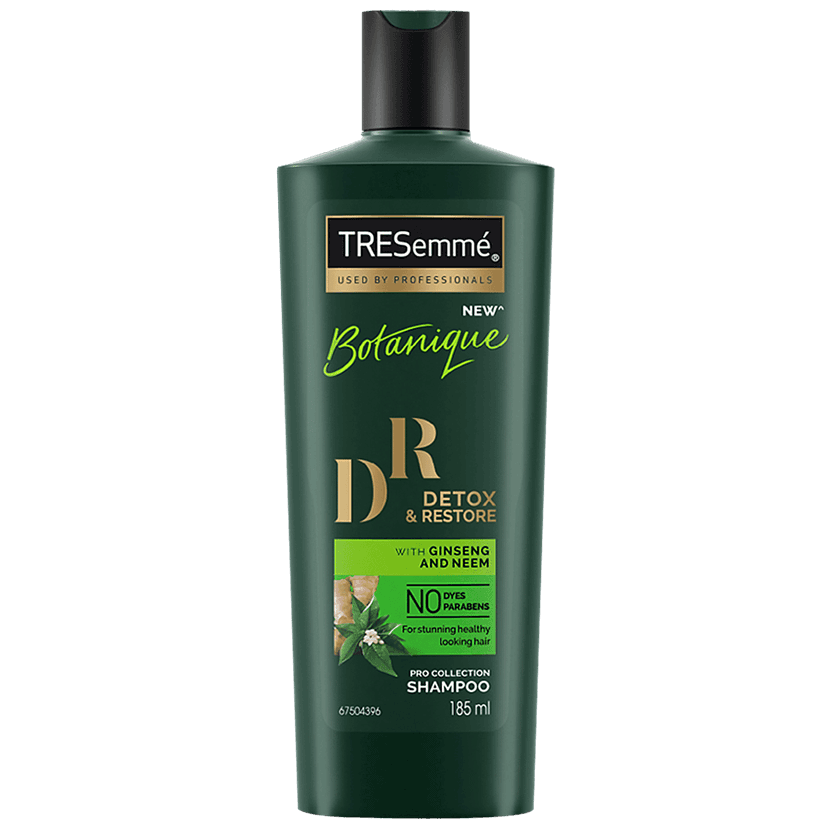 Tresemme Botanique Detox & Restore Pro Collection Shampoo - Ginseng & Neem, 185 Ml view 2