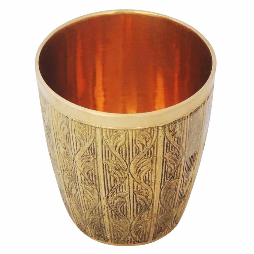 Pure Brass Glass, 220 Ml (ZMAS268 C) view 3