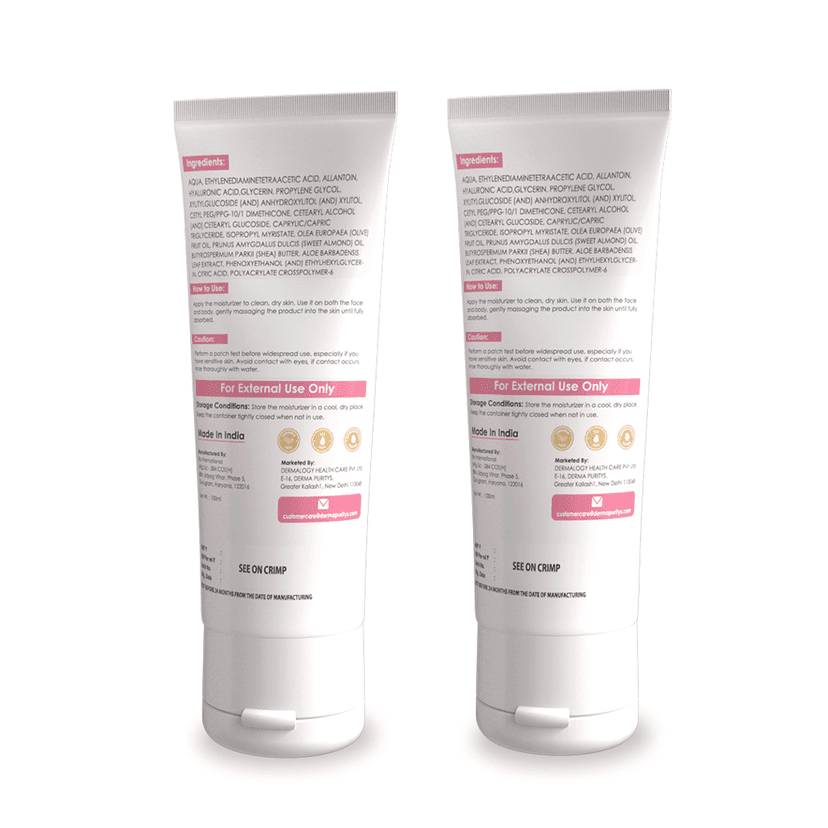 Derma Puritys Face & Body Moisturizer, With Olive Oil Extract - 100ml x 2 | Pack of 2 | Deep Nourishment, Glowing & Youthful Skin | For all Skin Types view 2