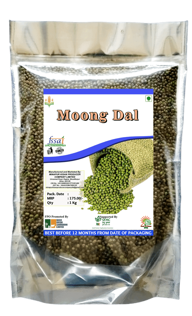 Moong - 1 Kg, 100% Pure, FSSAI Certified | 1Kg